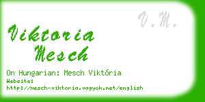 viktoria mesch business card